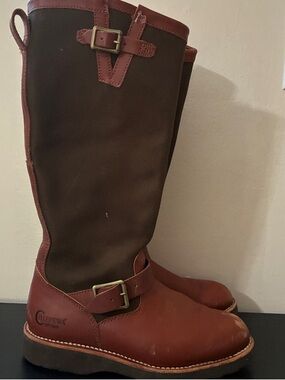 Chippewa Men's Descaro 17-inch Snake Boots tall boots size 8.5